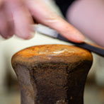 Charlotte Tollyfield at work on her studio 2020